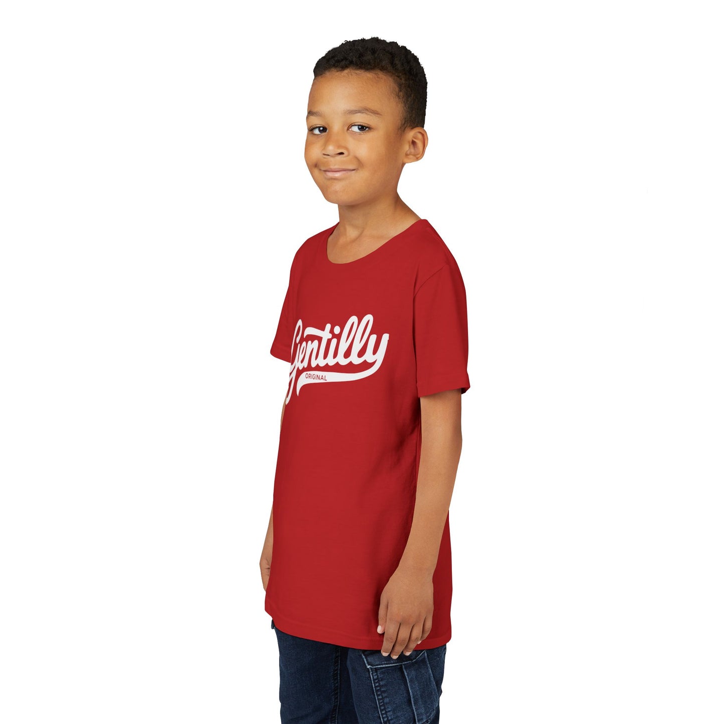 Gentilly Original Youth Tee in Red/White