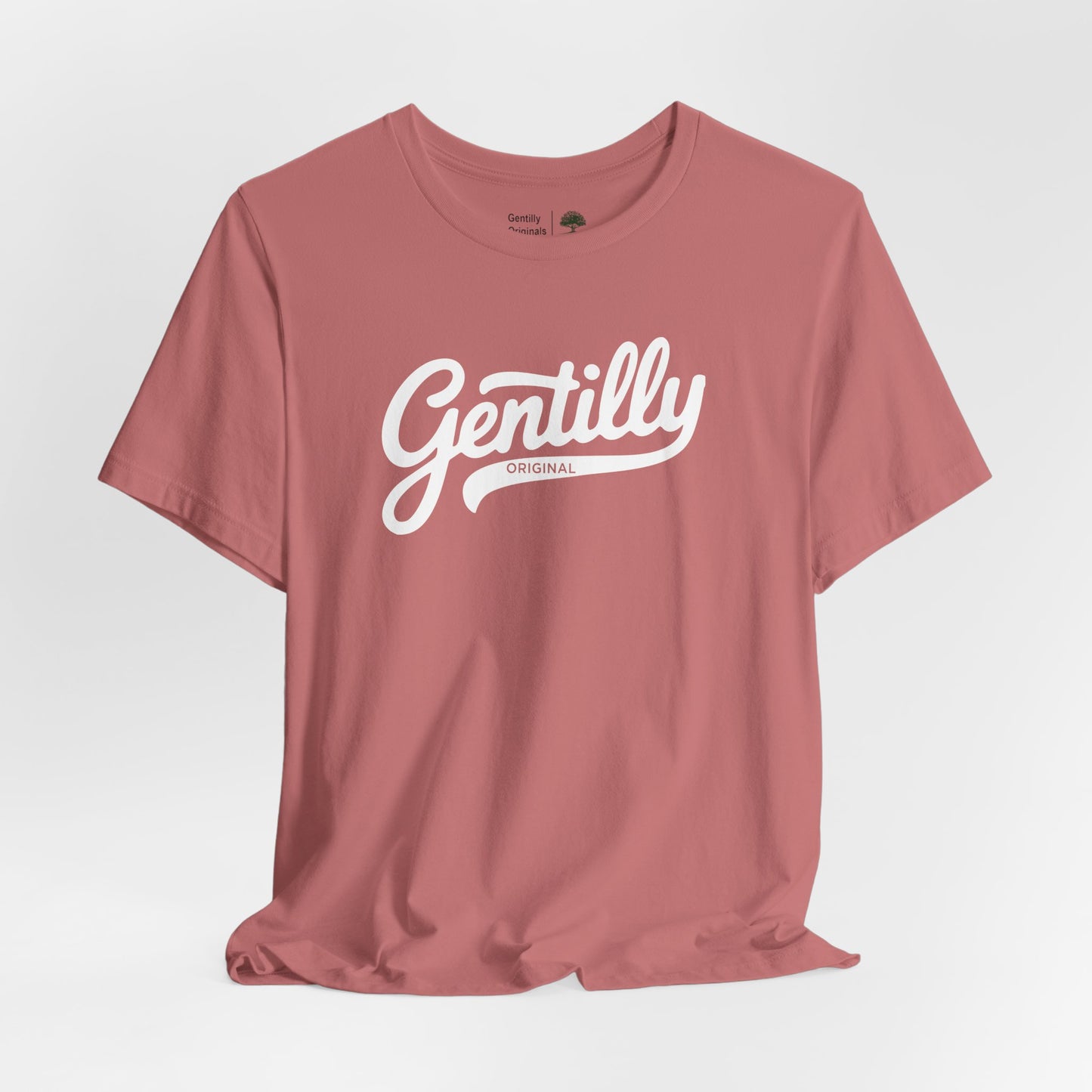 Gentilly Original T-Shirt in Heather Red/White
