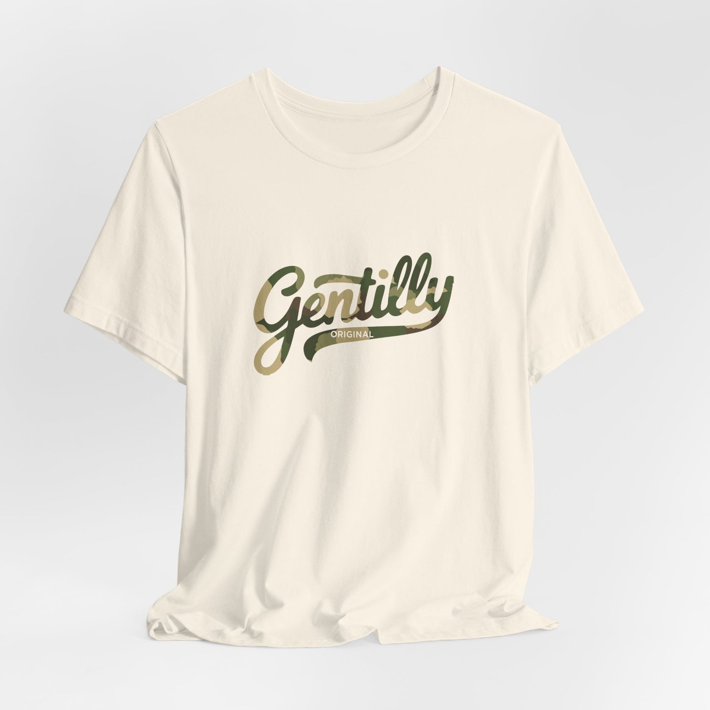Gentilly Original T-Shirt in Cream/Camo