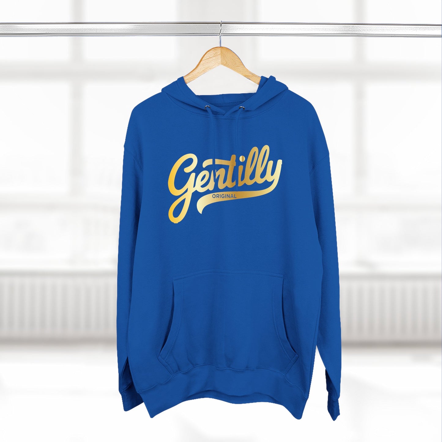 "The Gold Standard" Gentilly Original Hoodie in Blue/Gold