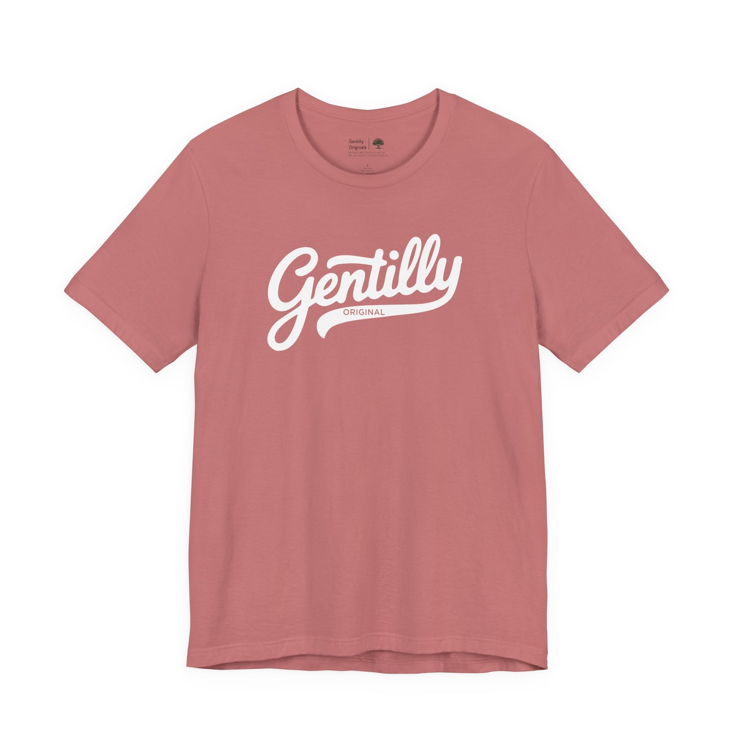 Gentilly Original T-Shirt in Heather Red/White