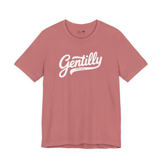 Gentilly Original T-Shirt in Heather Red/White
