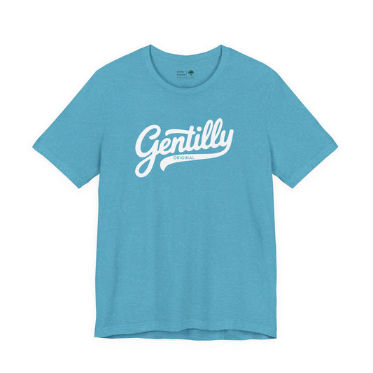 Gentilly Original T-Shirt in Turquoise/White