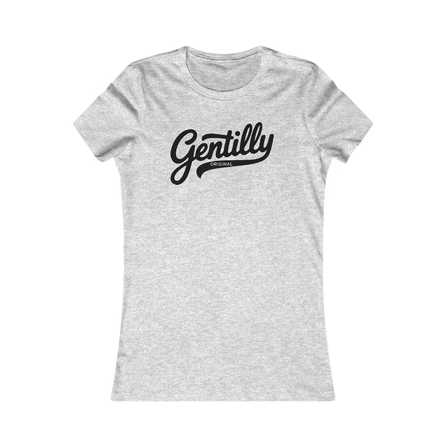 Gentilly Original Women's Tee in Grey/Black