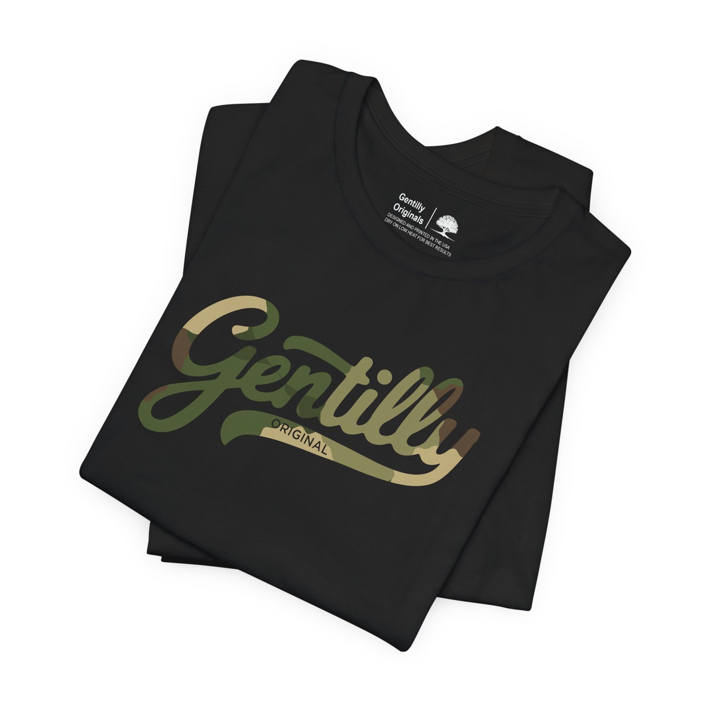 Gentilly Original Tee in Black/Camo