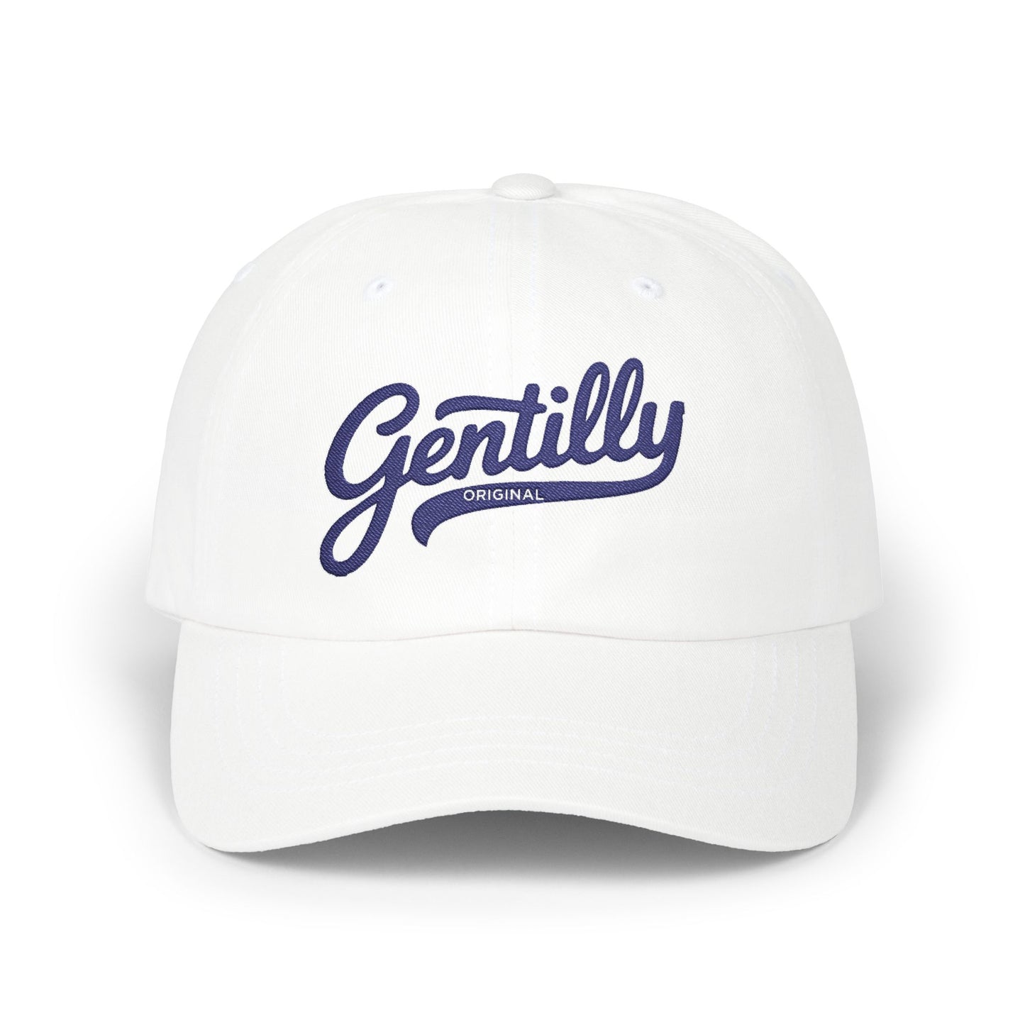 Gentilly Original Classic Dad Cap in Light Khaki/Navy