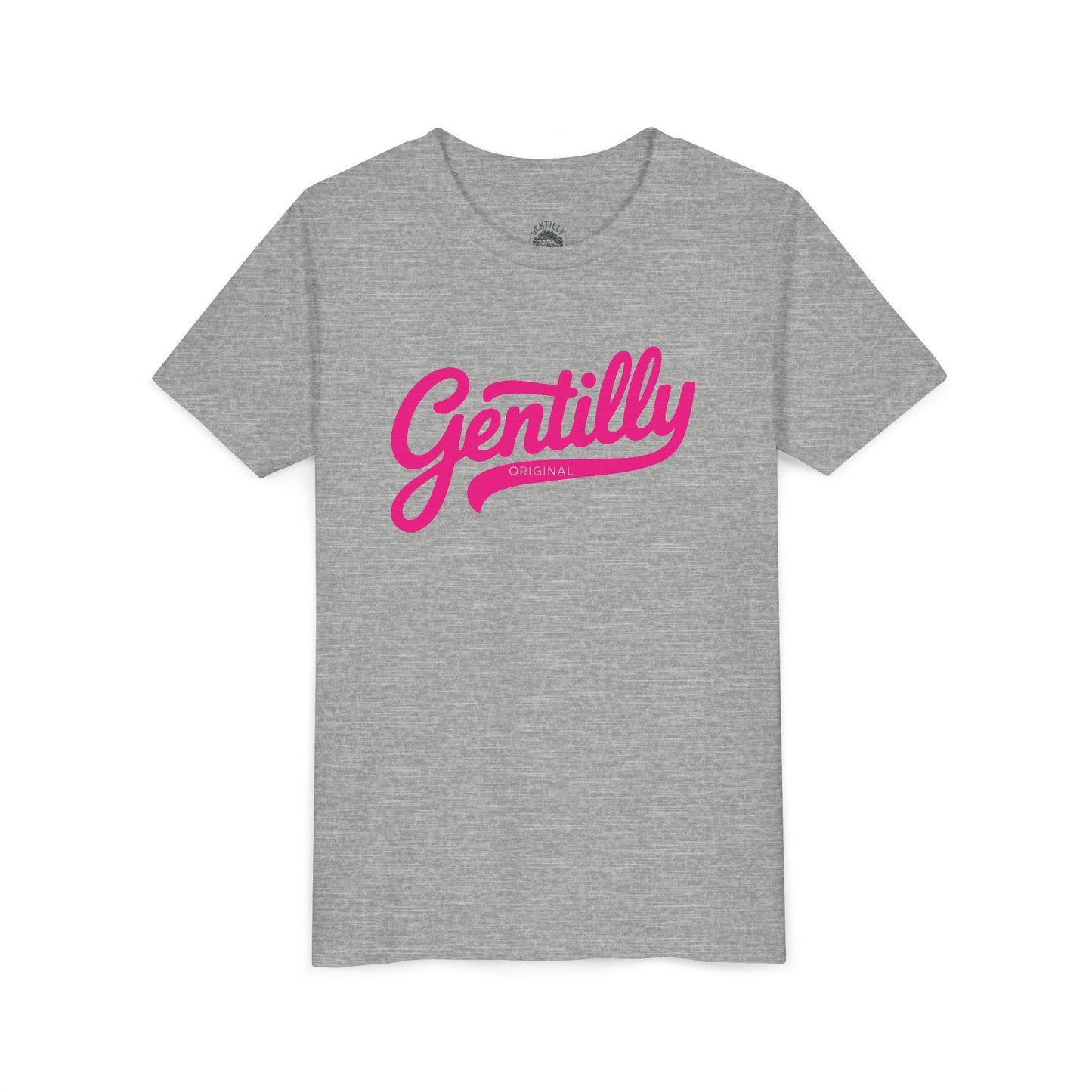 Gentilly Original Youth Tee in Grey/Pink