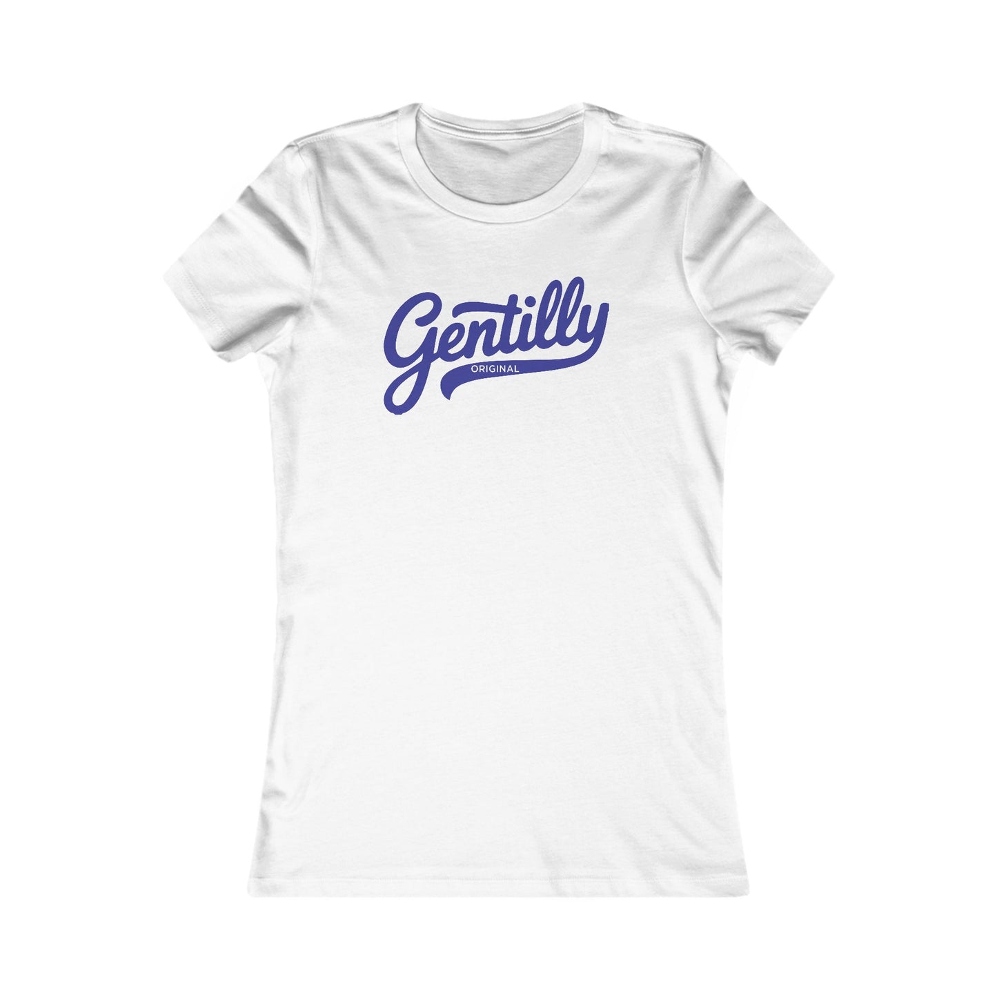 Gentilly Original Women's Tee in White/Blue