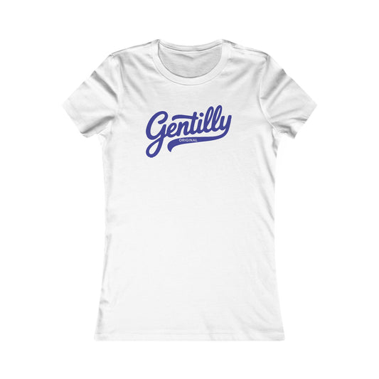 Gentilly Original Women's Tee in White/Blue
