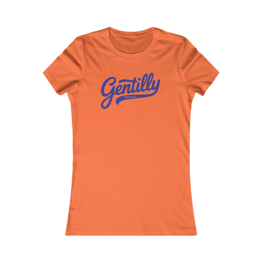 Gentilly Original Women's Tee in Orange/Blue