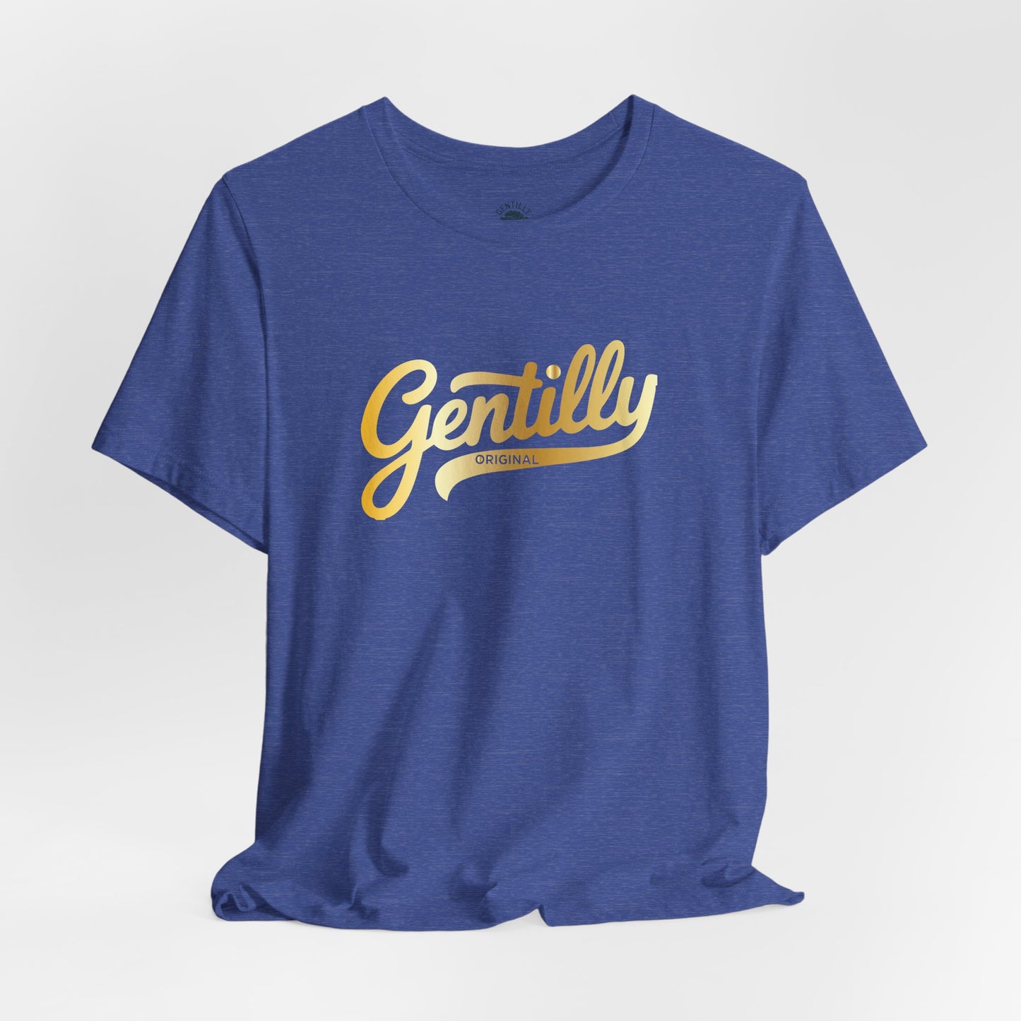 "The Gold Standard" Gentilly Original Tee in Blue/Gold