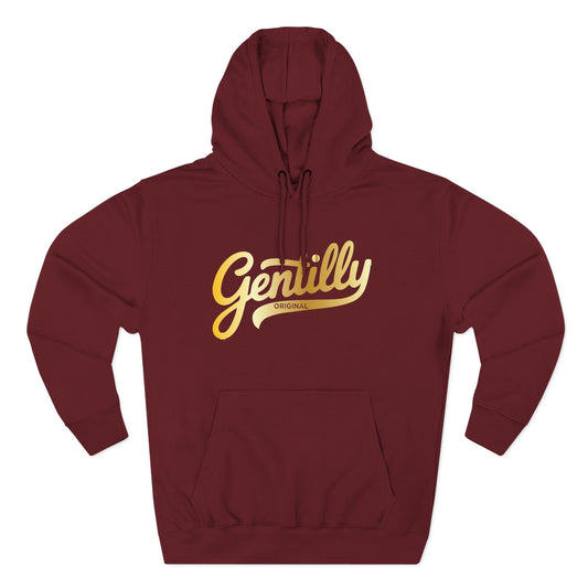 "The Gold Standard" Gentilly Original Hoodie in Maroon/Gold