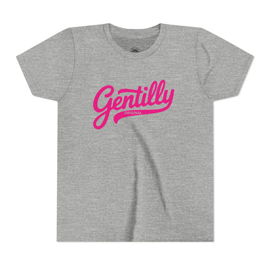 Gentilly Original Youth Tee in Grey/Pink