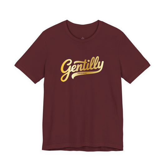 "The Gold Standard" Gentilly Original Tee in Maroon/Gold