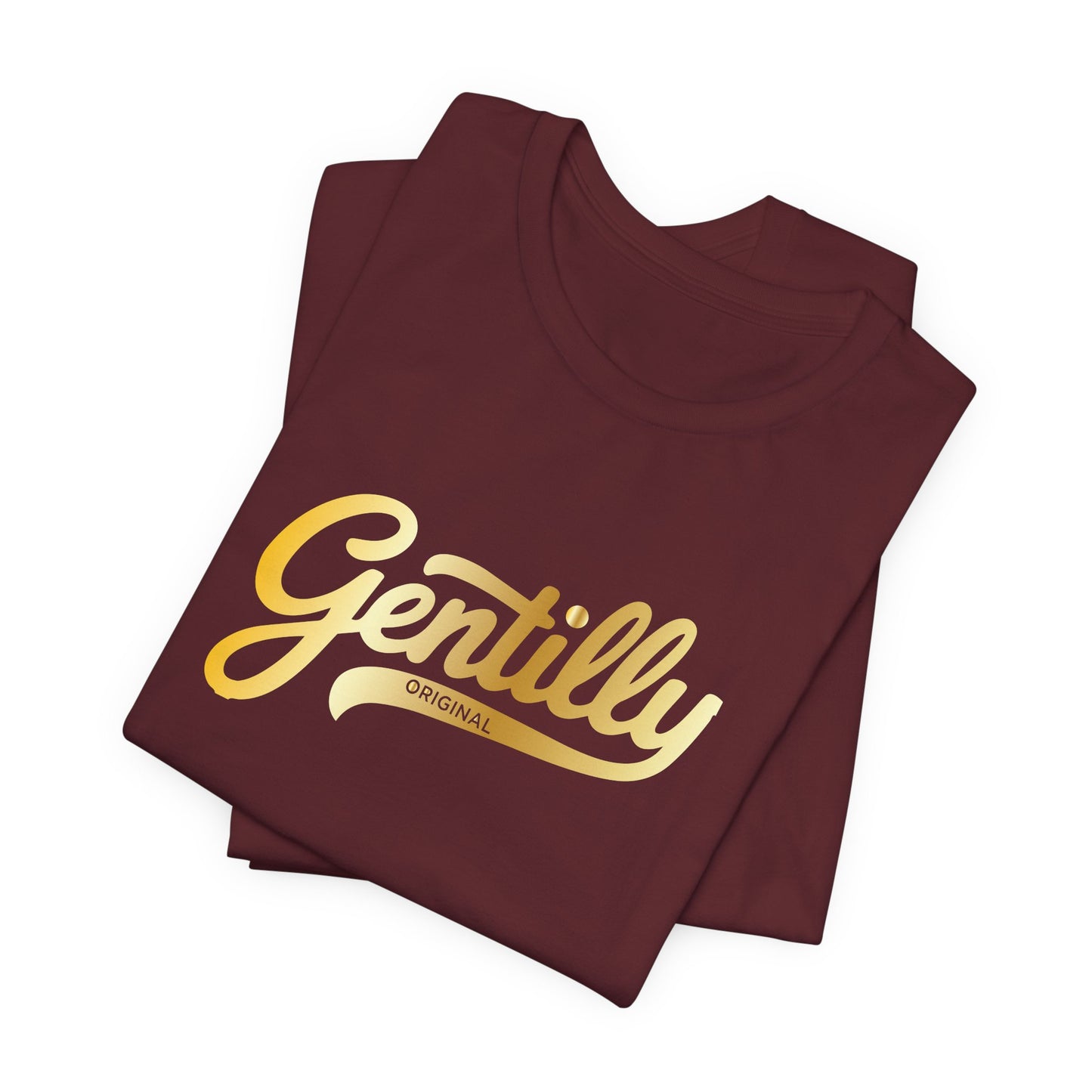 "The Gold Standard" Gentilly Original Tee in Maroon/Gold