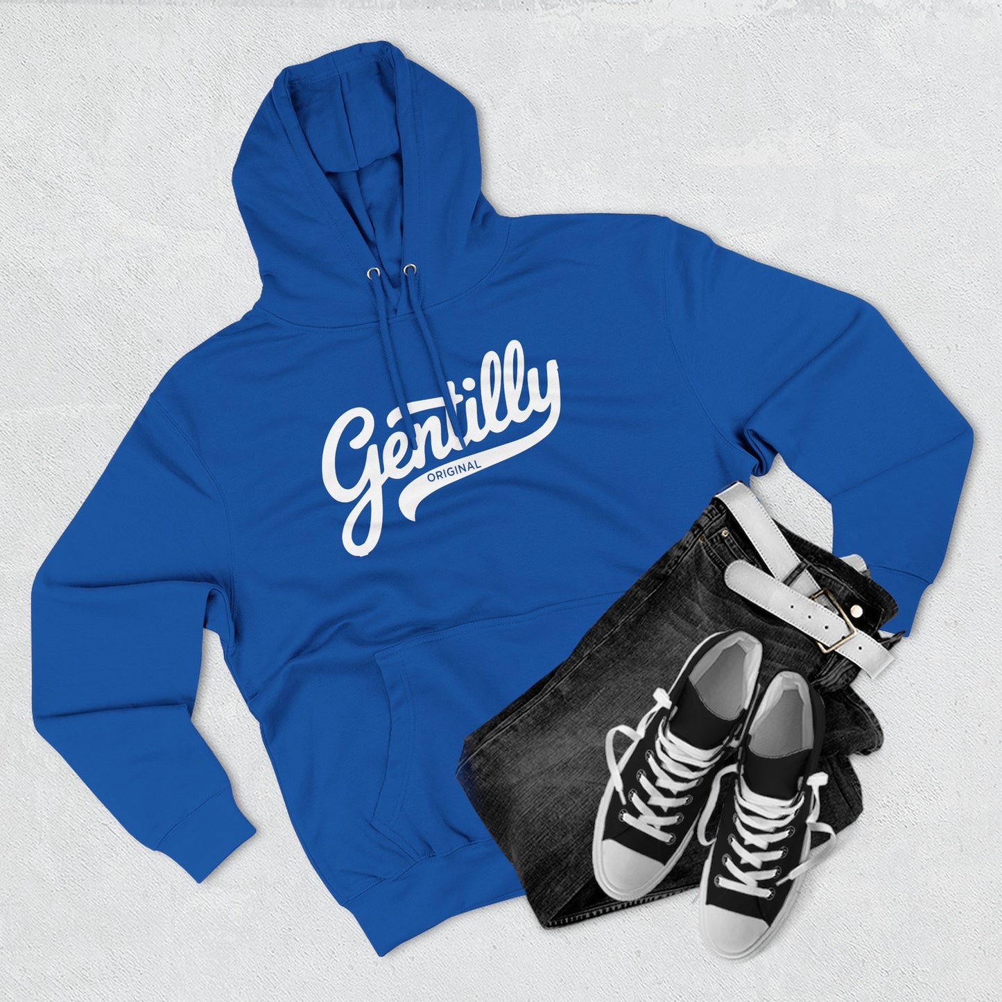 Gentilly Original Hoodie in Blue/White