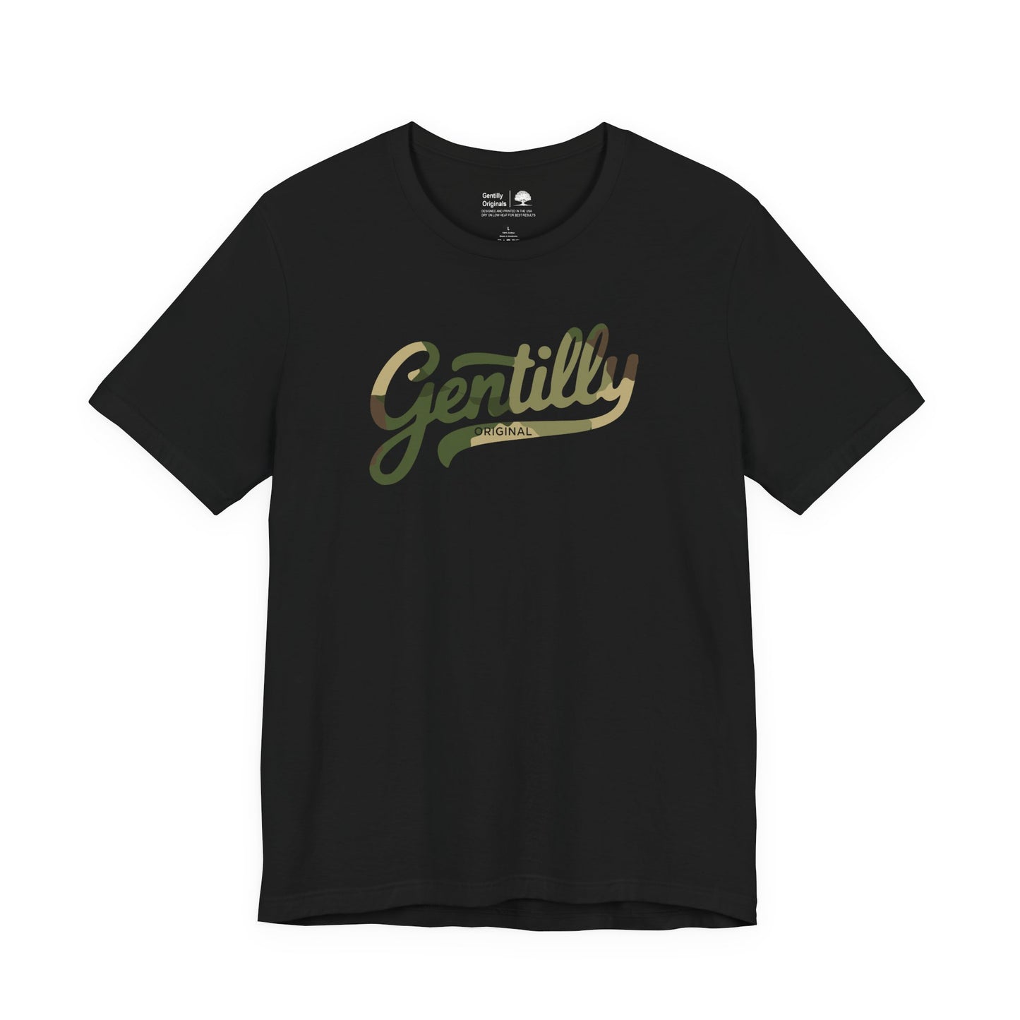 Gentilly Original Tee in Black/Camo