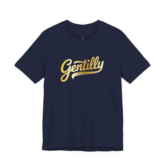 "The Gold Standard" Gentilly Original Tee in Navy/Gold