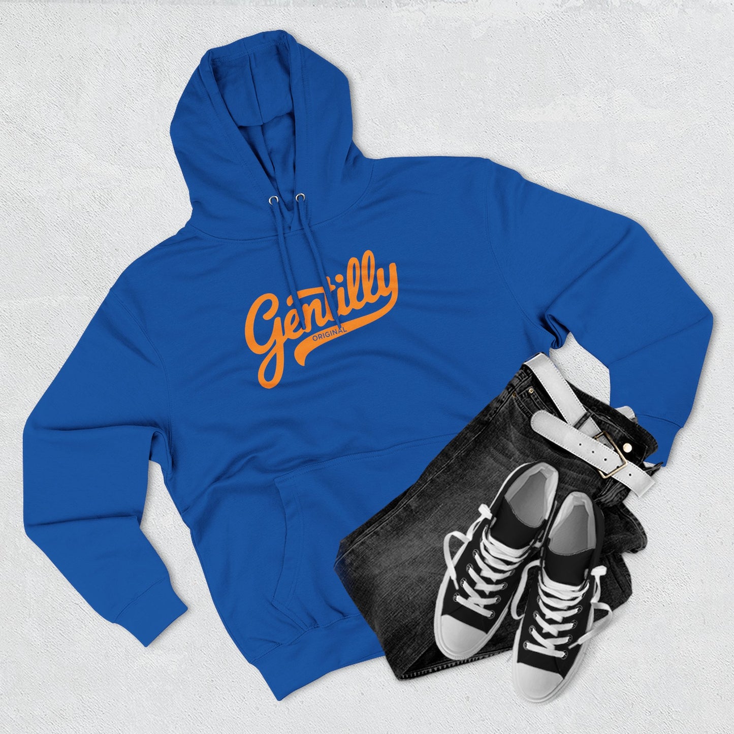 Gentilly Original Hoodie in Blue/Orange