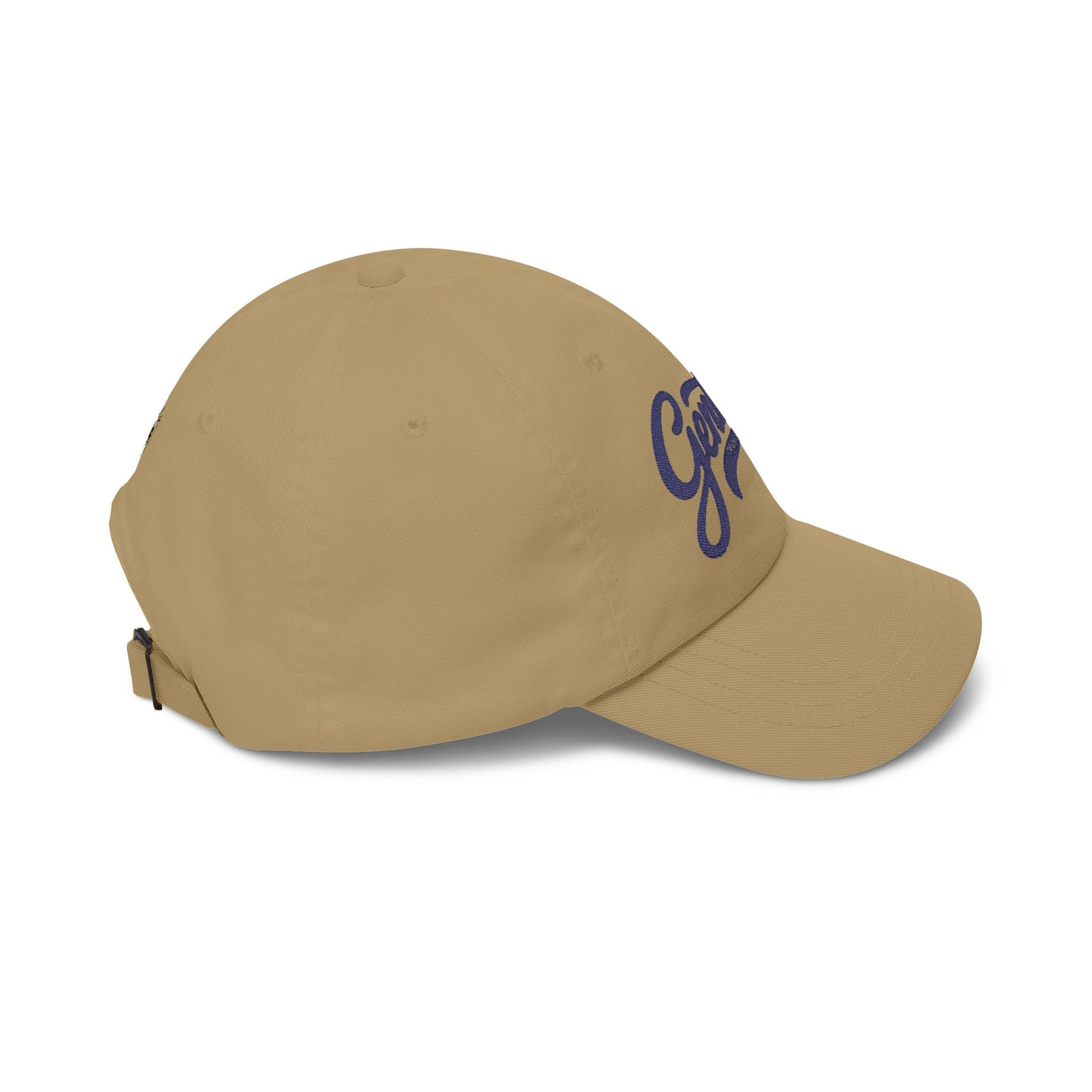 Gentilly Original Classic Dad Cap in Light Khaki/Navy
