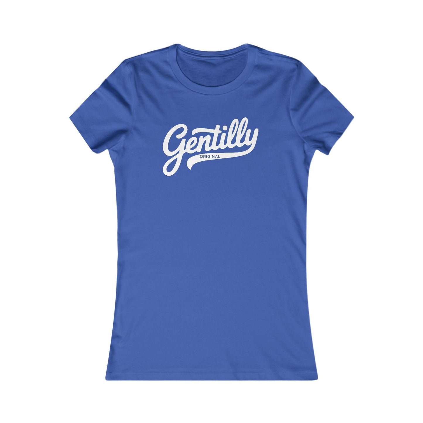 Gentilly Original Women's Tee in Blue/White