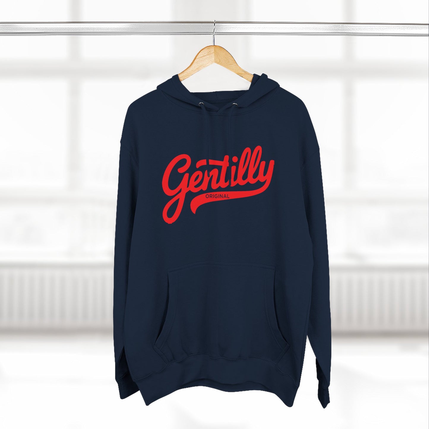 Gentilly Original Hoodie in Navy/Red