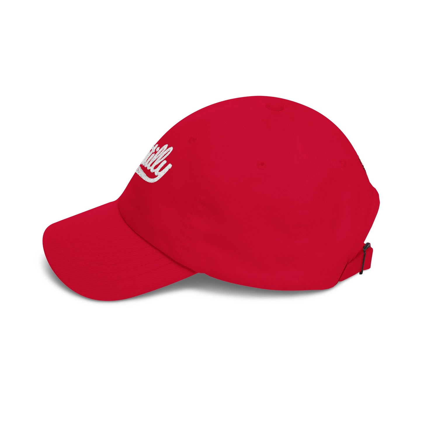 Gentilly Original Classic Dad Cap in Red/White