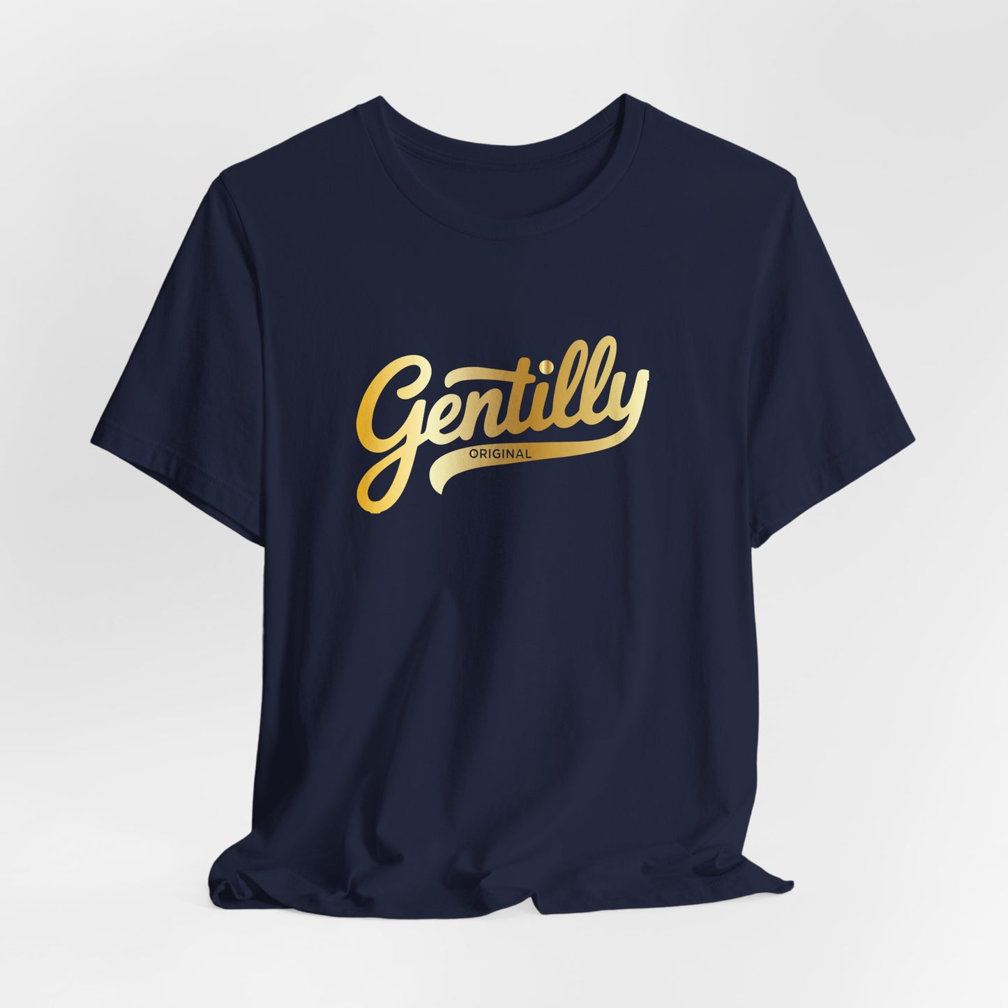 "The Gold Standard" Gentilly Original Tee in Navy/Gold