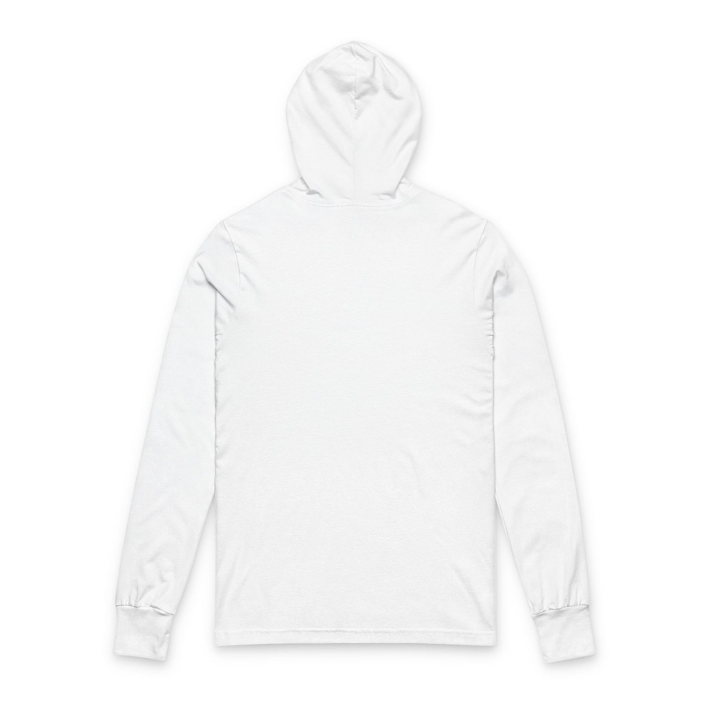 Gentilly Original Hooded Long Sleeve Tee in White/Blue
