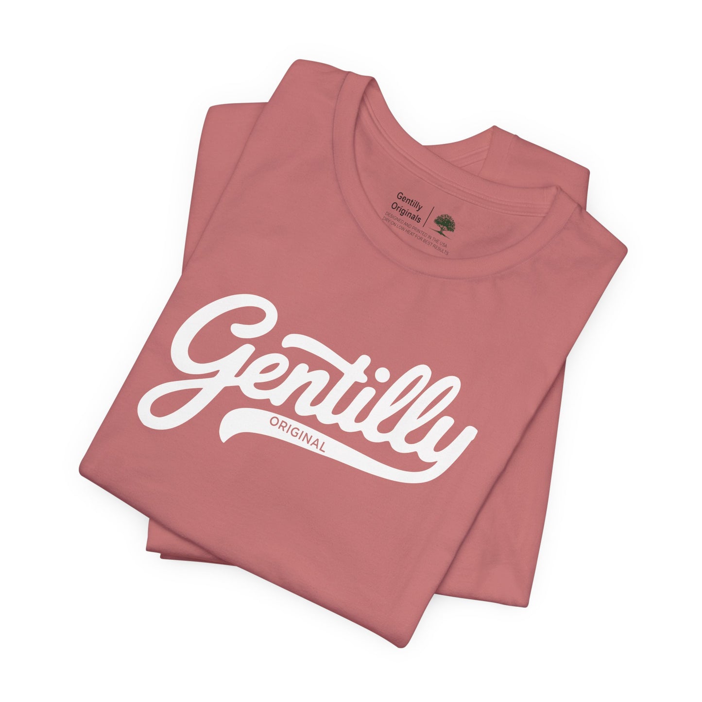 Gentilly Original T-Shirt in Heather Red/White
