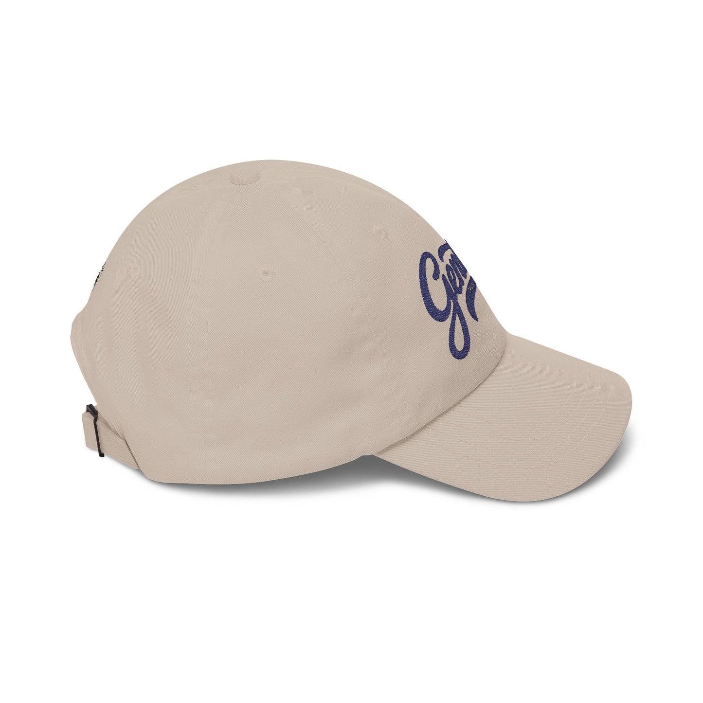 Gentilly Original Classic Dad Cap in Light Khaki/Navy