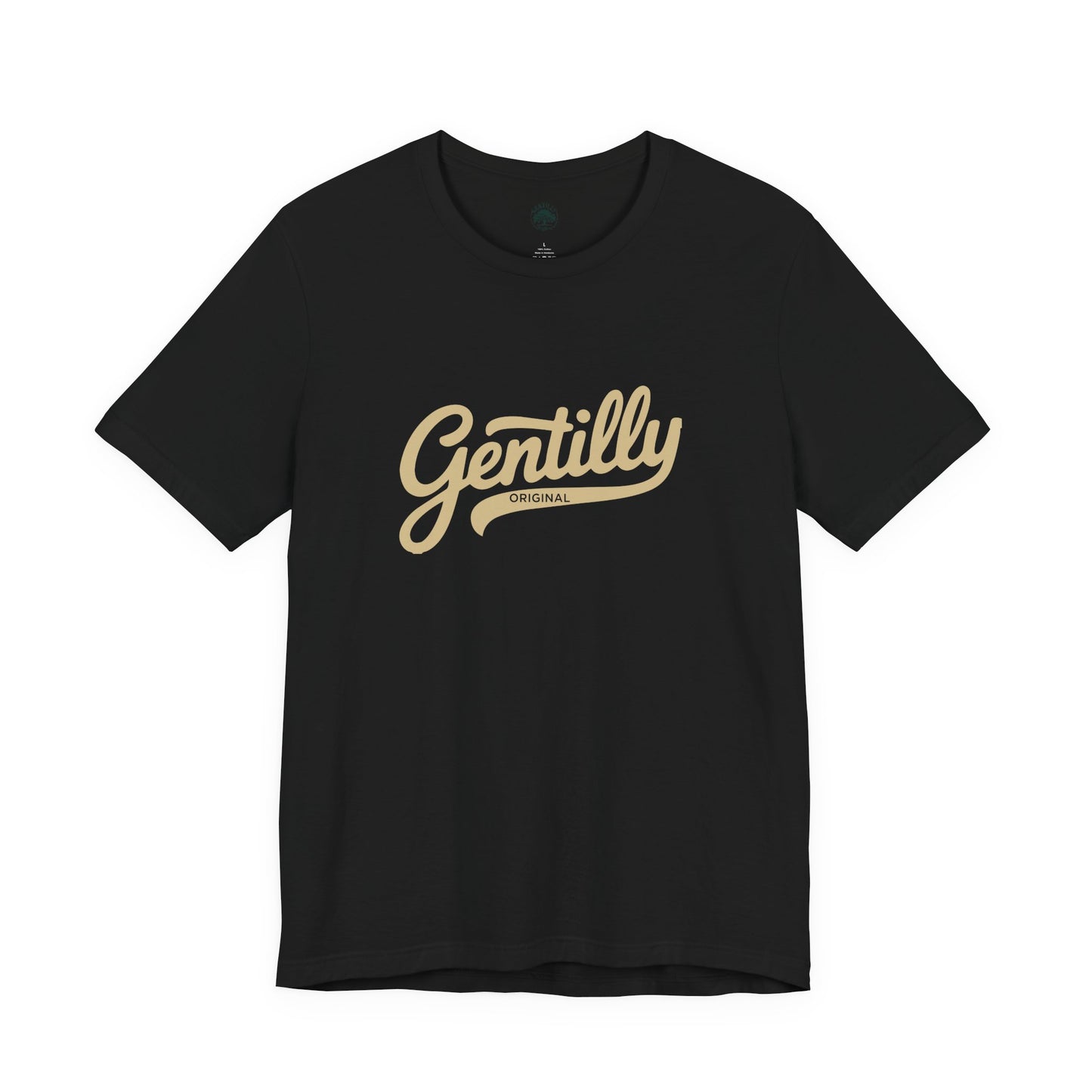 Gentilly Original T-Shirt in Black/Old Gold