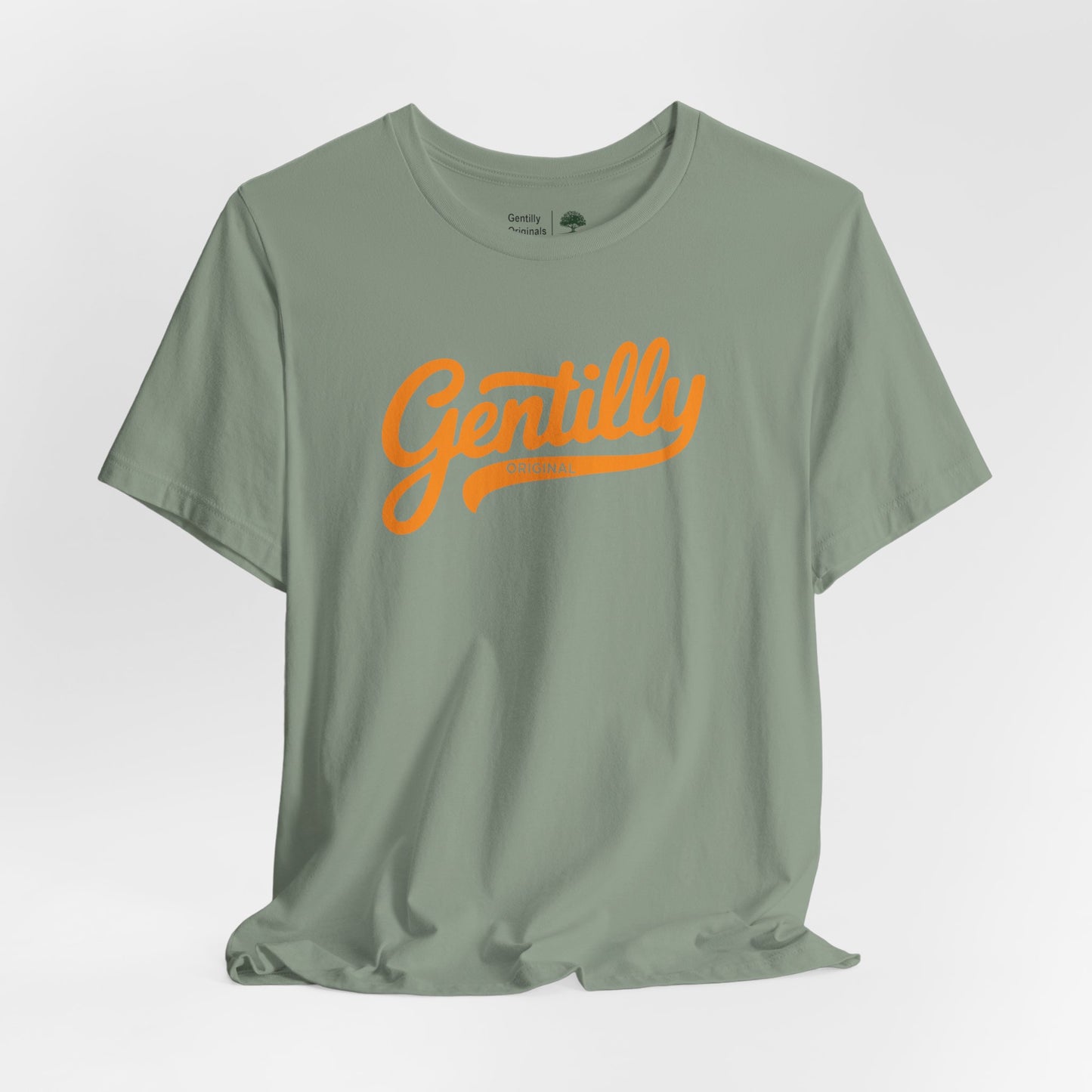 Gentilly Original T-Shirt in Sage/Orange