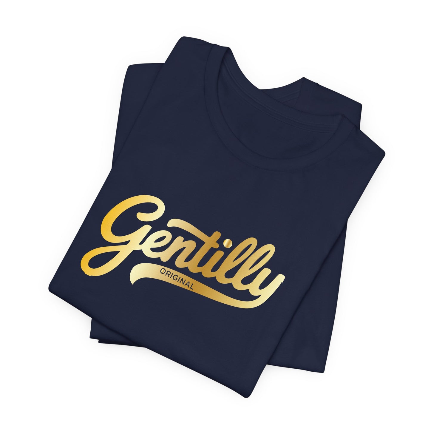 "The Gold Standard" Gentilly Original Tee in Navy/Gold