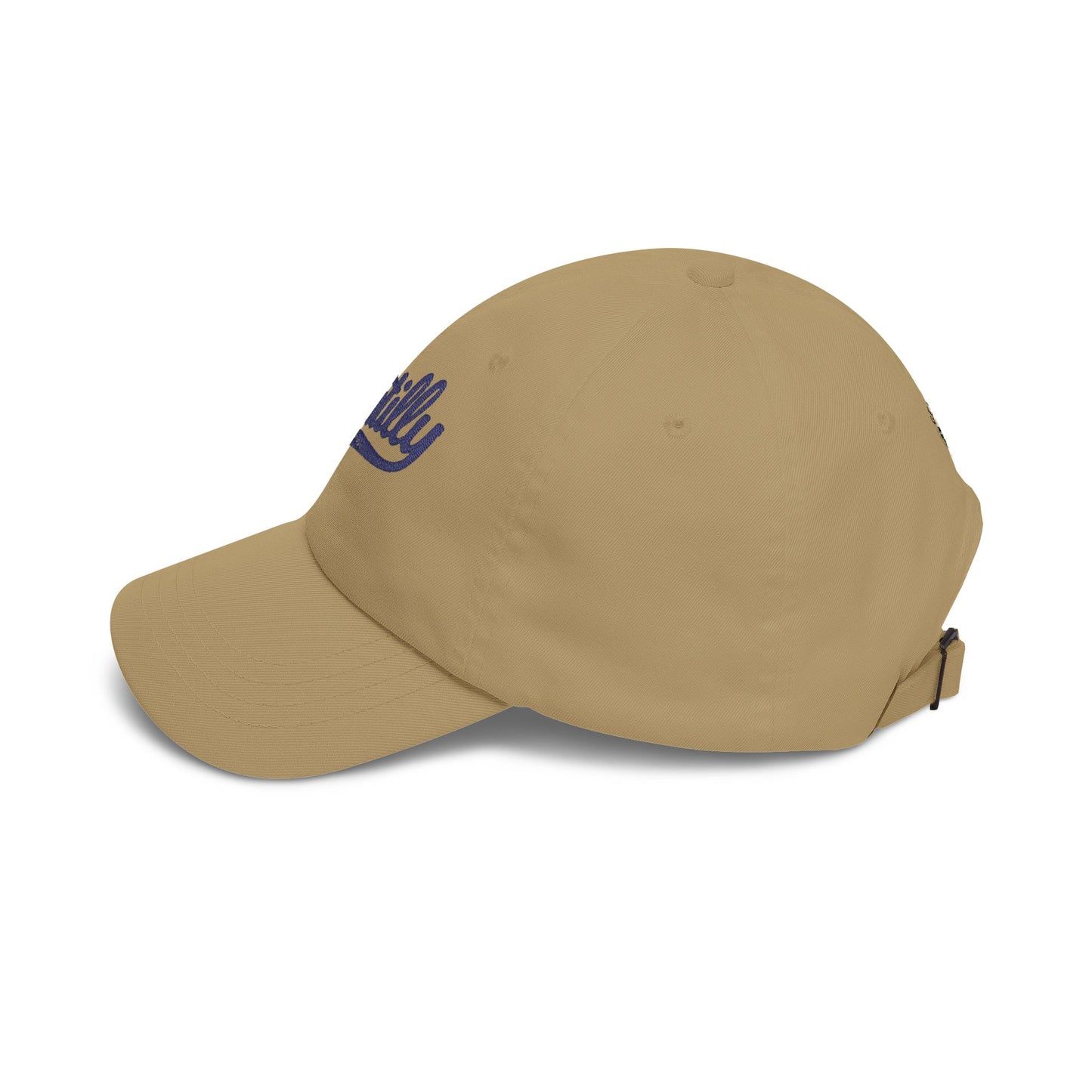 Gentilly Original Classic Dad Cap in White/Blue