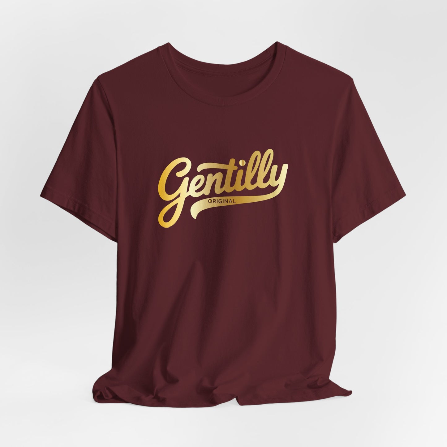 "The Gold Standard" Gentilly Original Tee in Maroon/Gold