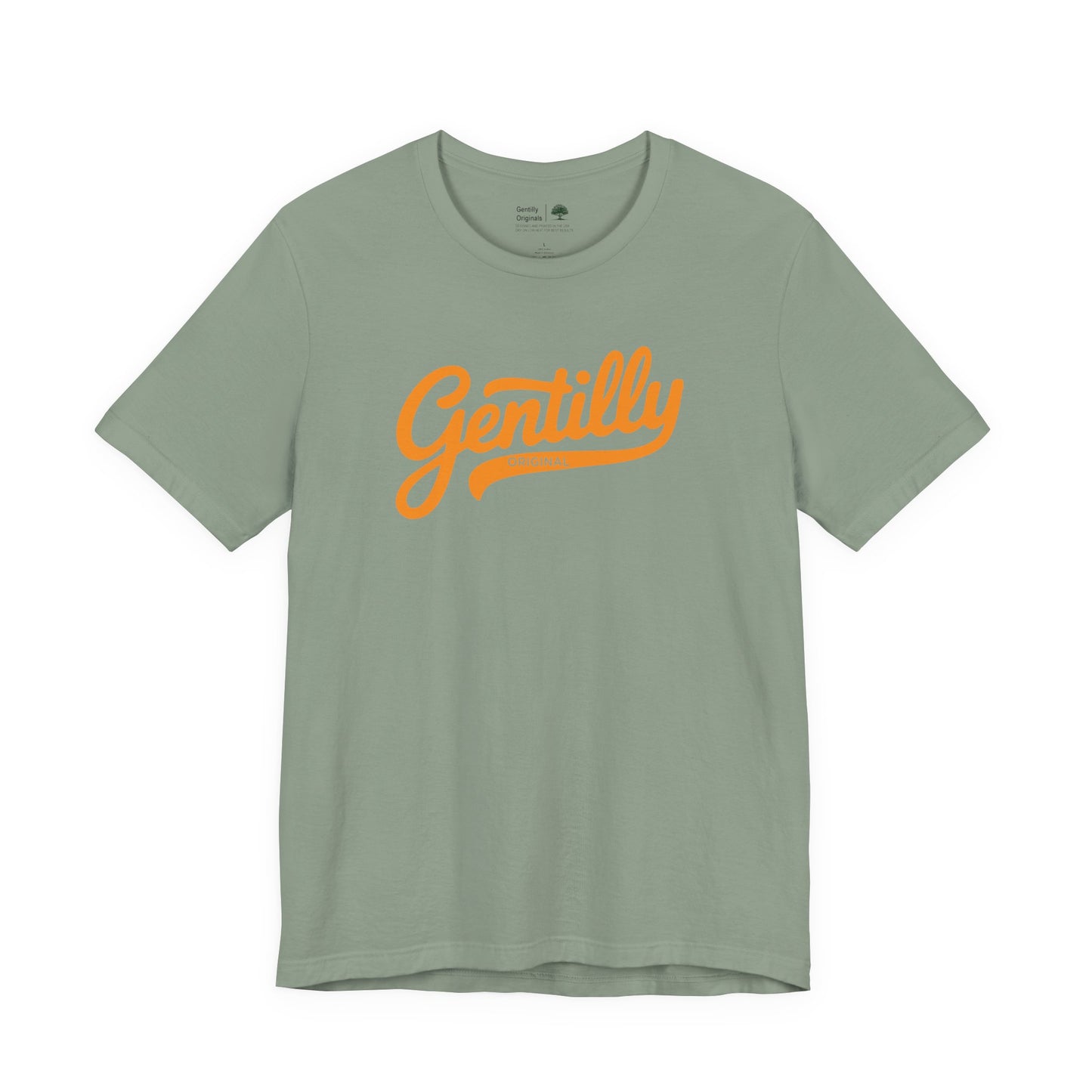 Gentilly Original T-Shirt in Sage/Orange