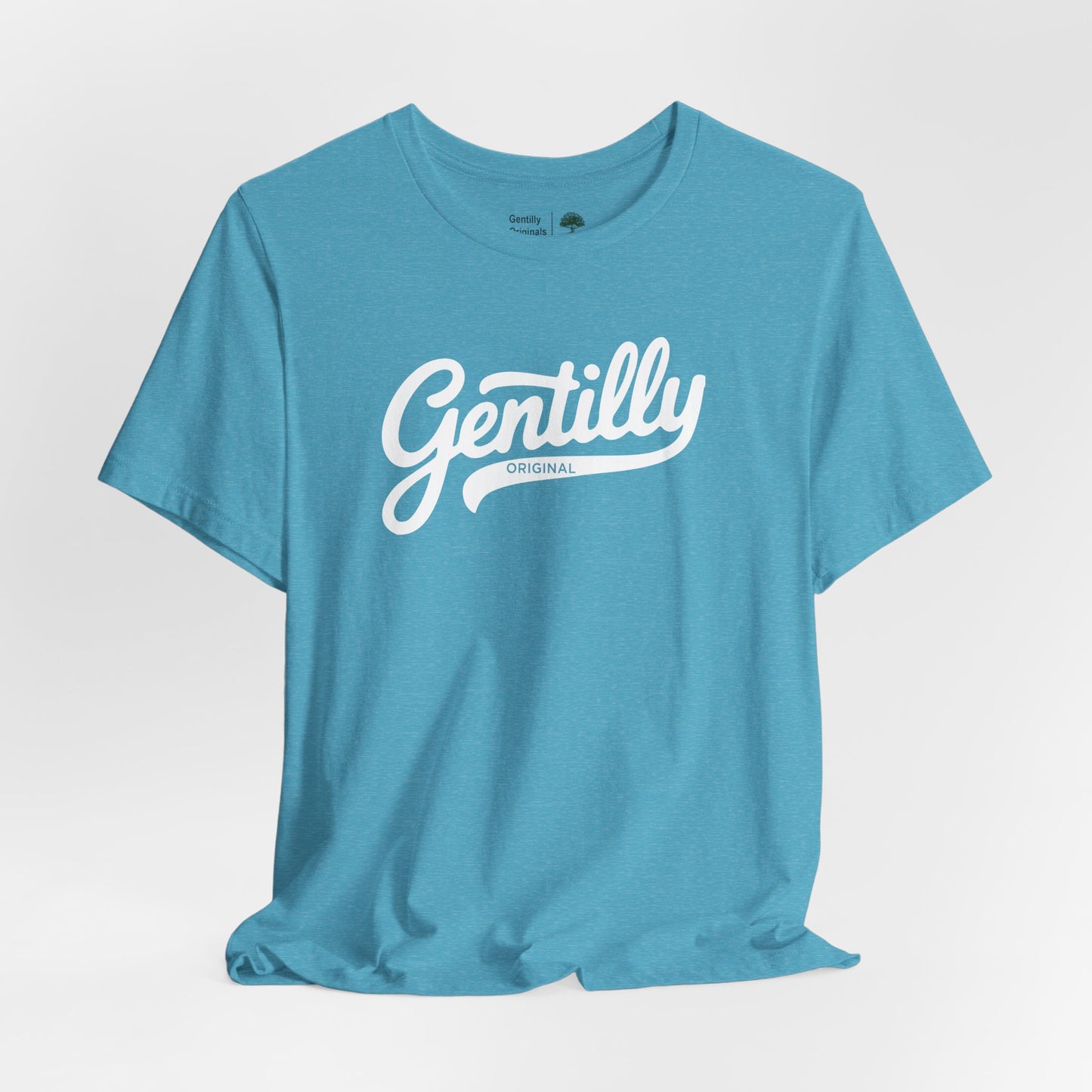 Gentilly Original T-Shirt in Turquoise/White