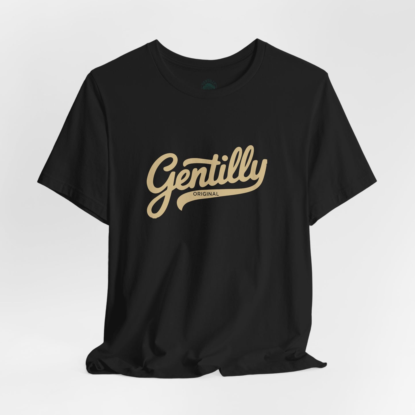 Gentilly Original T-Shirt in Black/Old Gold