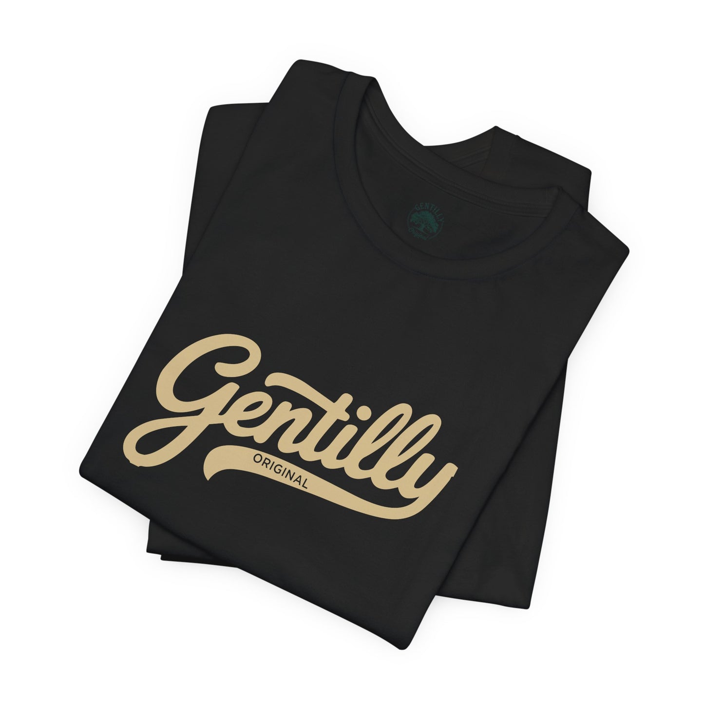 Gentilly Original T-Shirt in Black/Old Gold