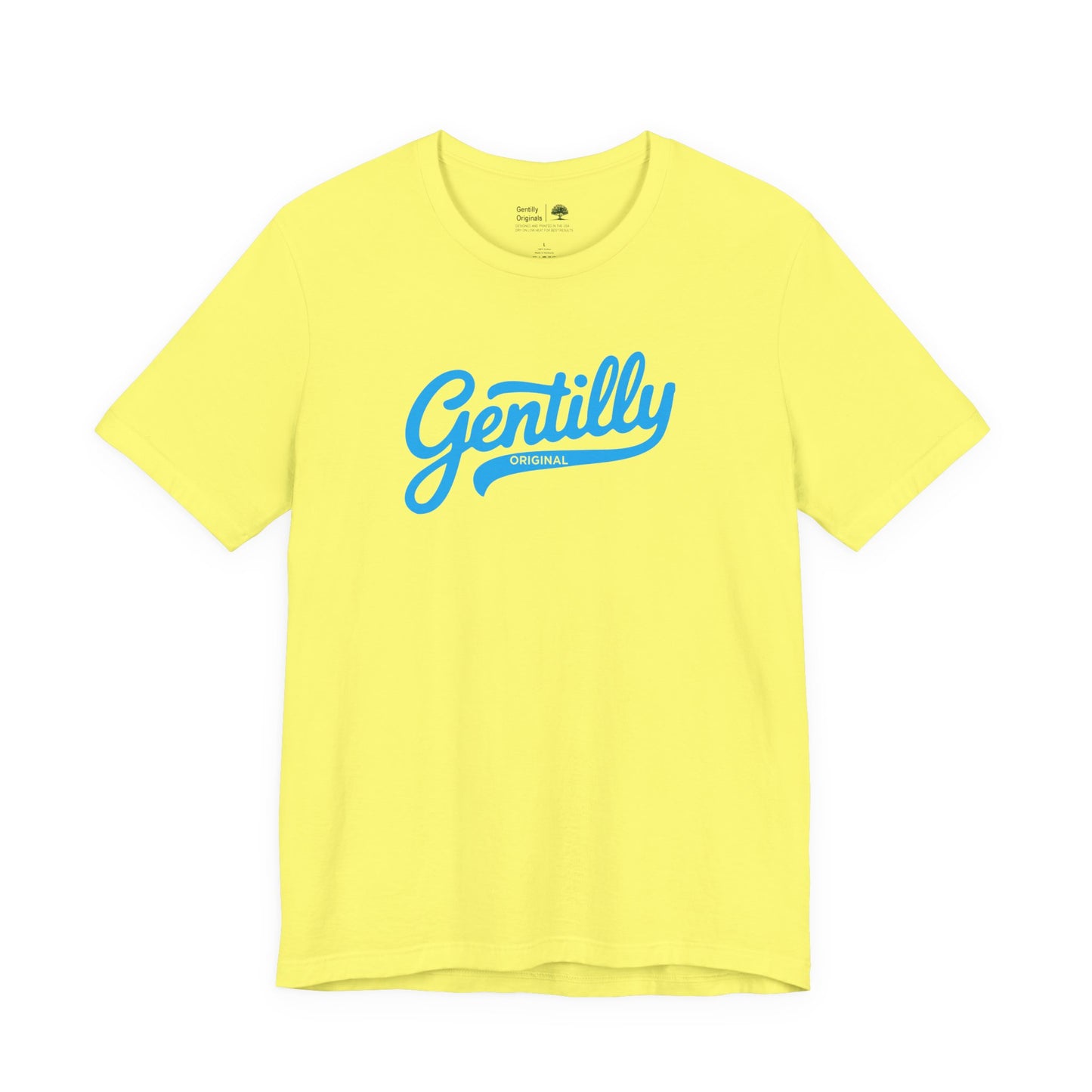 Gentilly Original T-Shirt in Yellow/Light Blue