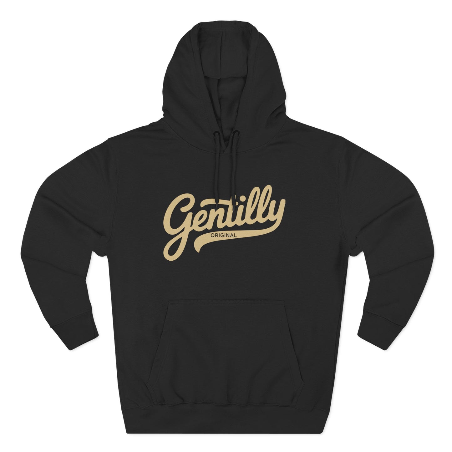 Gentilly Original Hoodie in Black/Old Gold